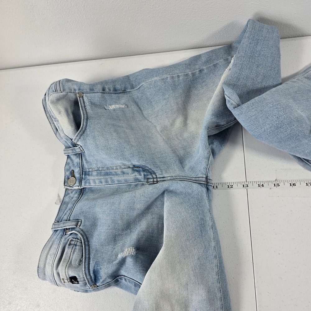 KanCan Women Light Wash Distressed Flare Leg Jean KC7189L Size 11 29 Distressing - Picture 6 of 9